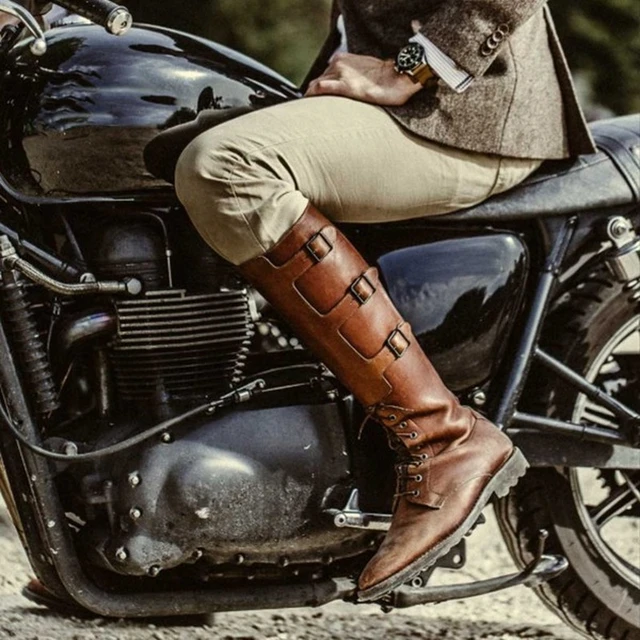 leather motorcycle boots