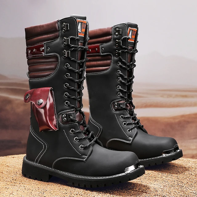 leather motorcycle boots