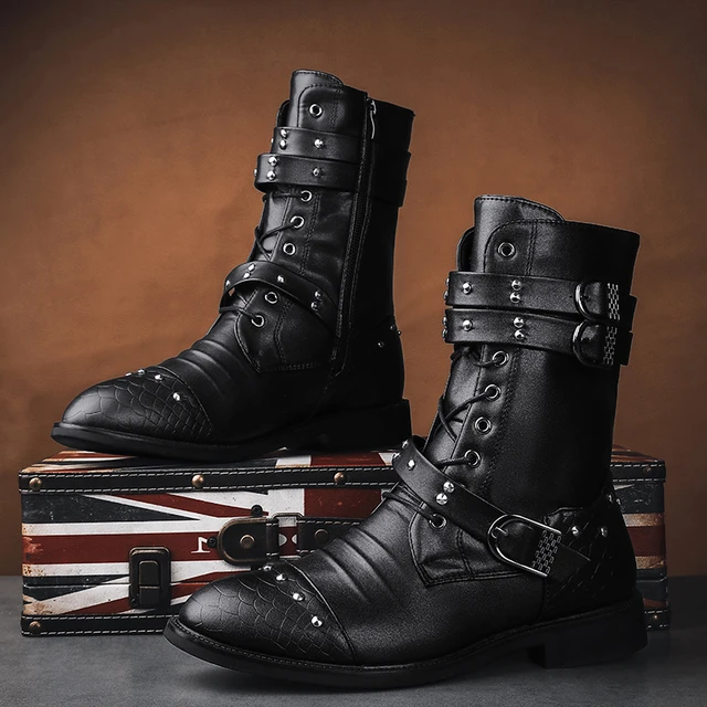 steel toed motorcycle boots