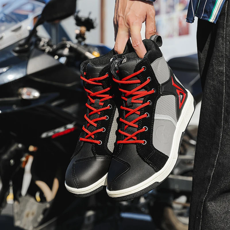 wide motorcycle shoes