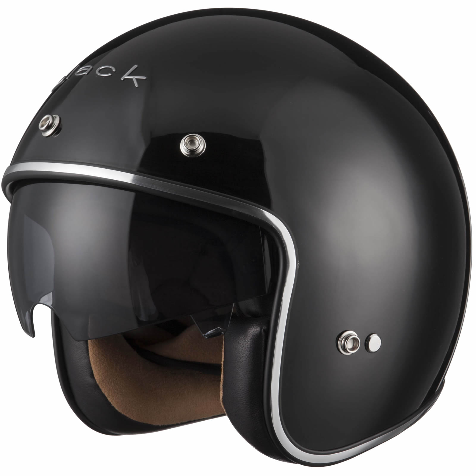 open face motorcycle helmets